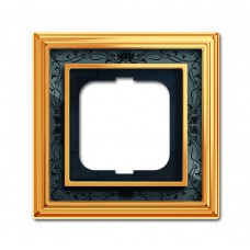 Рамка ABB Dynasty Латунь полированная черная роспись 1 пост 2CKA001754A4575 1721-833-500