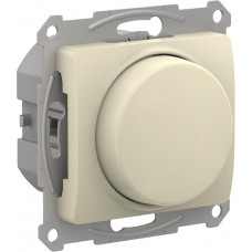 Светорегулятор (диммер) повор-нажим, LED, RC, 400Вт, мех.  Schneider Electric Glossa Бежевый GSL000223